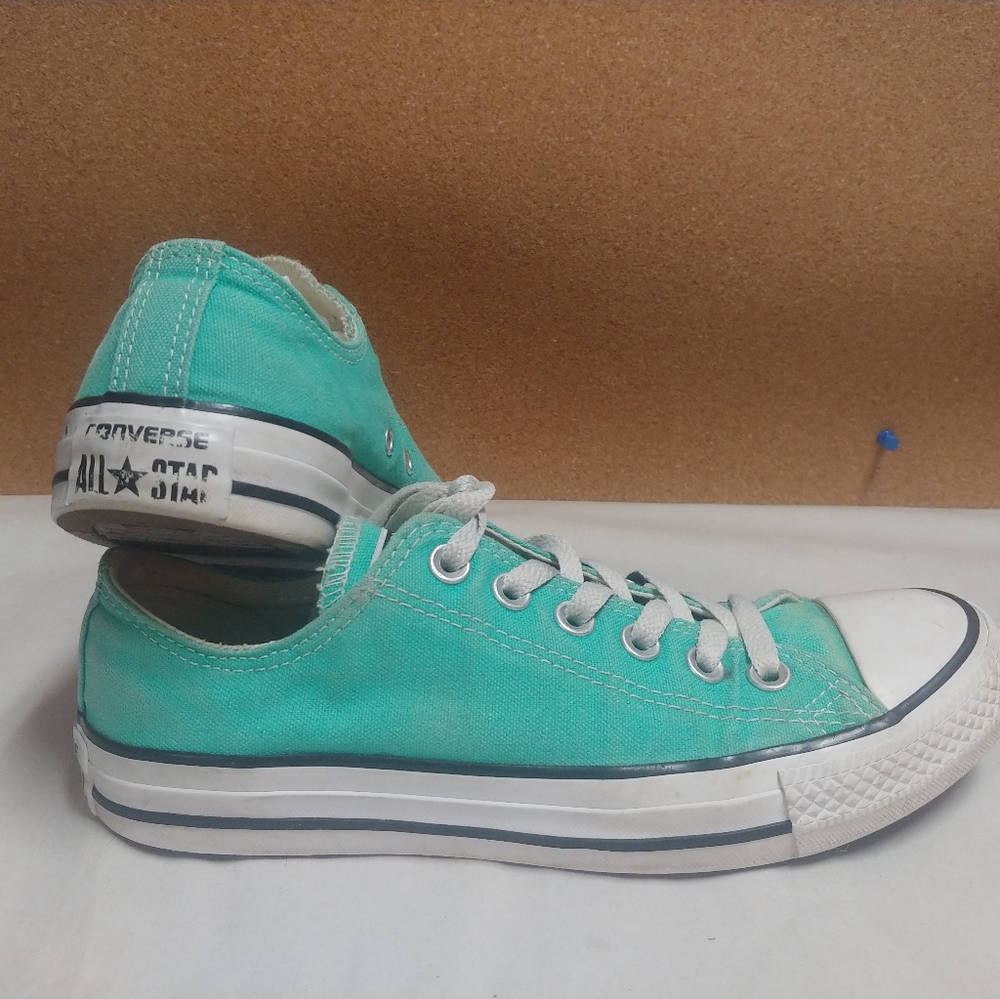 CONVERSE All-Star Teal Blue/Green sneakers shoes men's 5 women's 7 Low Cut